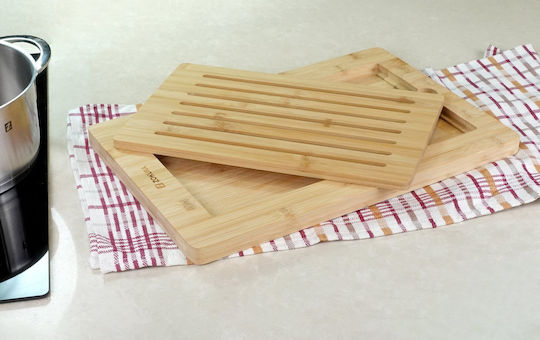 Zokura Επιφάνεια Κοπής για Ψωμί από Μπαμπού 40x28cm