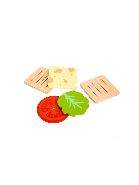Helio Ferretti Veggie Sandwich Σουβέρ Ξύλινο 5τμχ