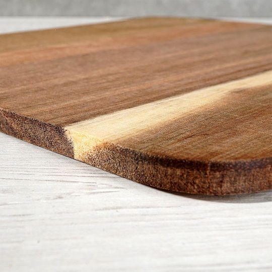 Excellent Houseware Tocătoare De Bucătărie Din Lemn Bej 34x20.5cm