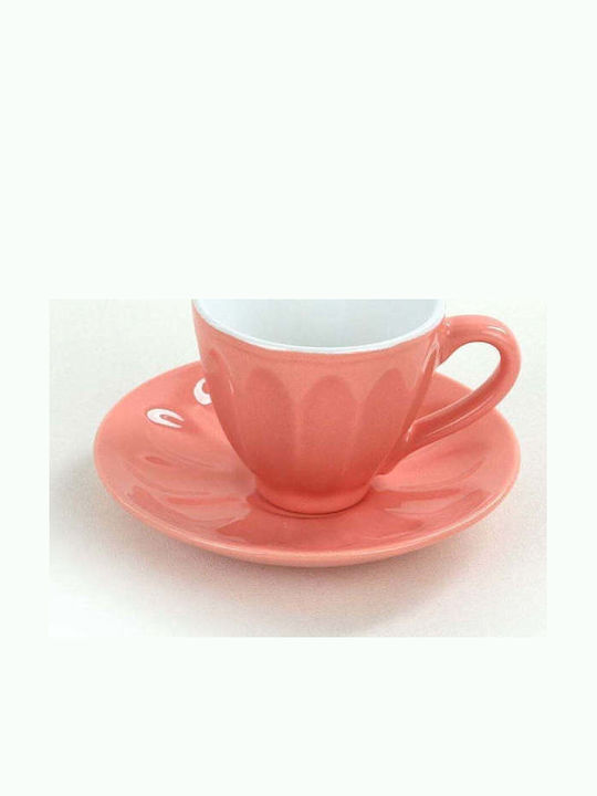 SteweHome Set Ceramic Multicolour Tea Cups 165ml 12 Pieces