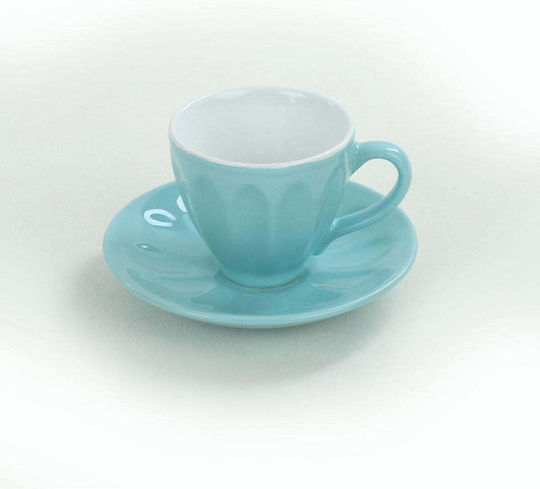 SteweHome Set Tassen Tee Keramik Mehrfarbig 165ml 12Stücke