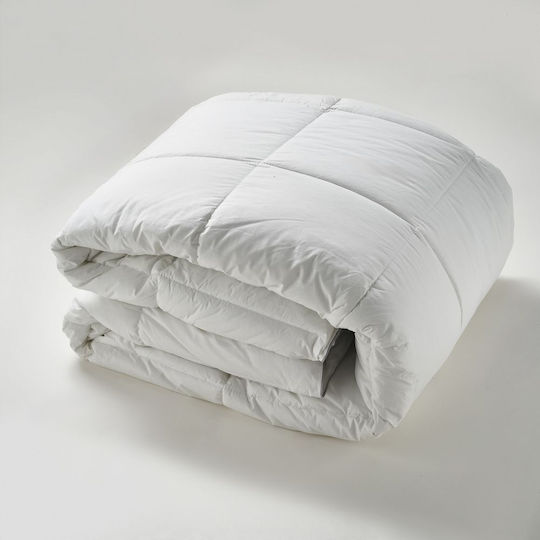 La Luna Пухено Единично с Пълнеж Hollowfiber 160x220бр The Lightweight Cotton Quilt Бял 200 г/м²Gsm 4.5 togs Togs