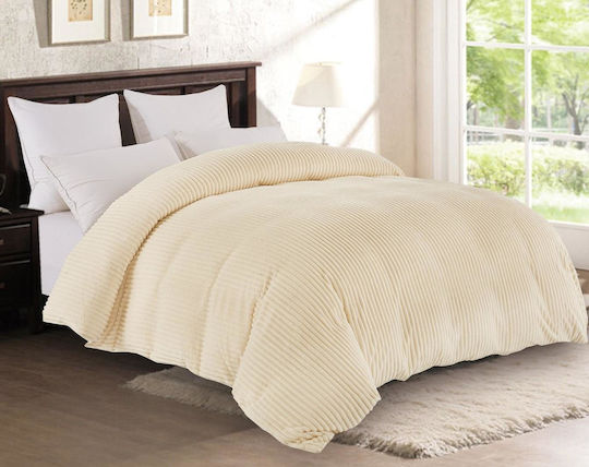 Linea Home Комбинирано одеяло Единичен 160x210бр Ecru