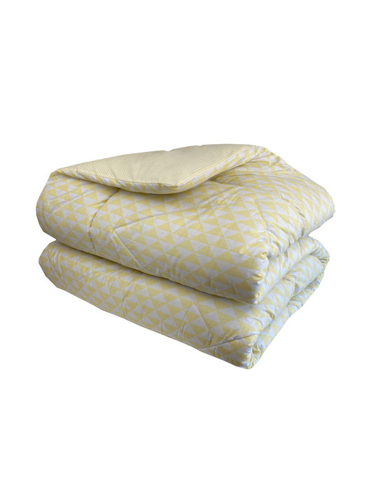 Astron Italy Bettdecke Großes Doppelbett 220x240cm Trigon Gelb 350 GSMGsm