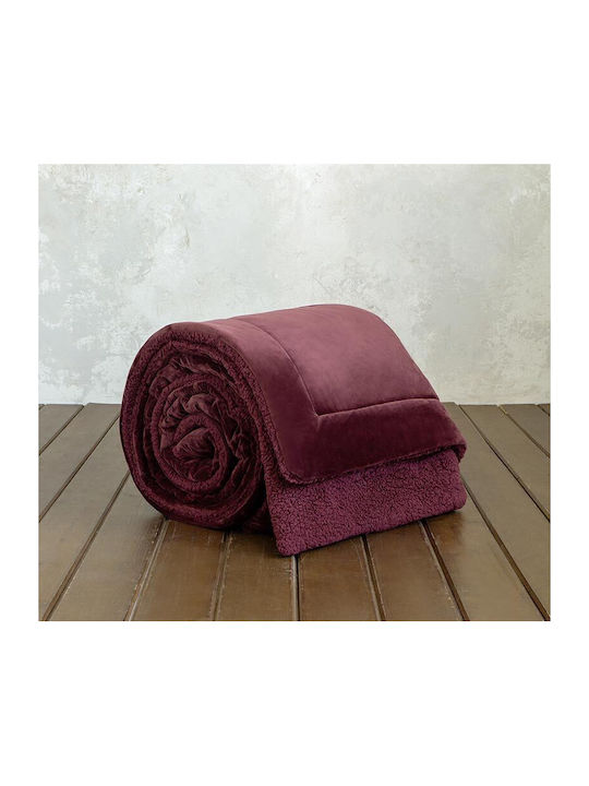 Nima Duvet Cover Single 160x220cm Nuan Bordeaux 700 GSMGsm 11 togs Togs