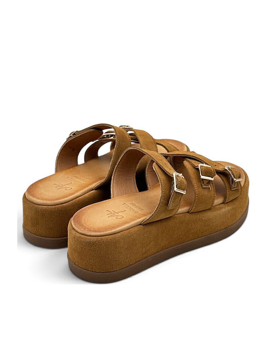 Γυναικεία Σανδάλια Flatforms Ταμπά