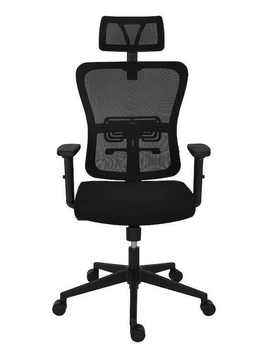 Fylliana Fl9088 Bürostuhl mit Einstellbaren Armen Schwarze