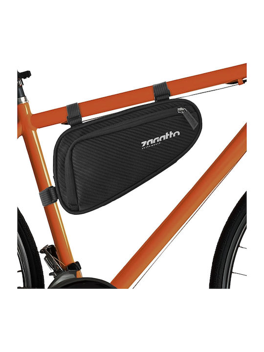 Zagatto Rahmen-Tasche Fahrradtasche 2lt Schwarz