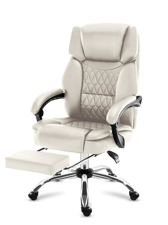 Stuhl Büro mit Armen Boss Beige Mark Adler