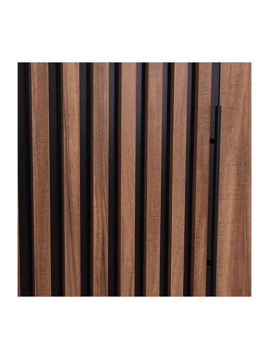 Harry Dulap Triplă Negru 150x55x180cm