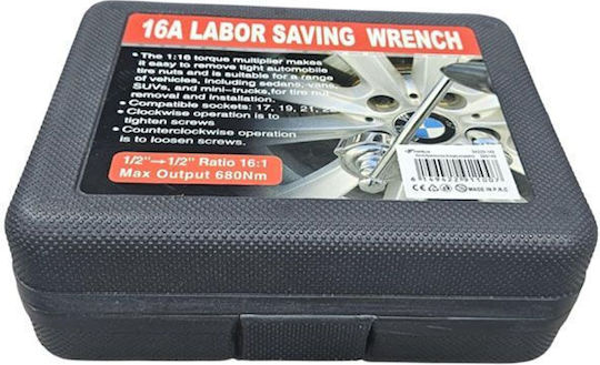 Heavy Duty Car Wheel Wrench 17 and 19mm