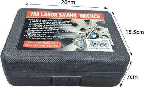 Heavy Duty Car Wheel Wrench 17 and 19mm