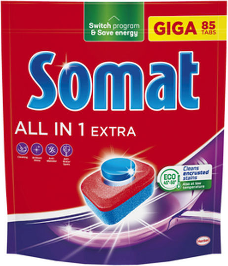 Somat All In One Extra 1x85 Капсули за съдомиялна