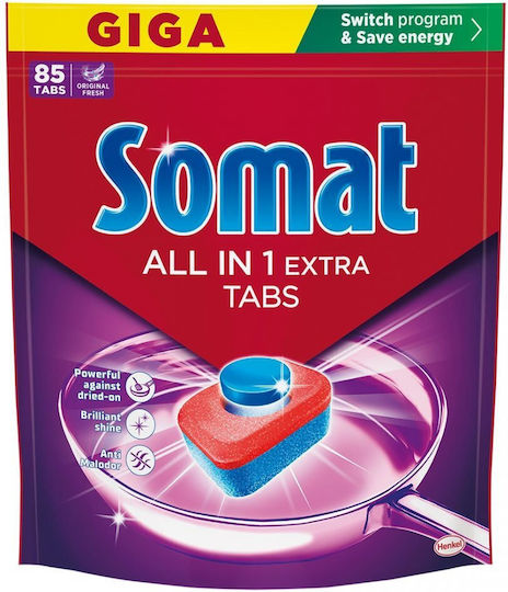 Somat All In One Extra 1x85 Капсули за съдомиялна