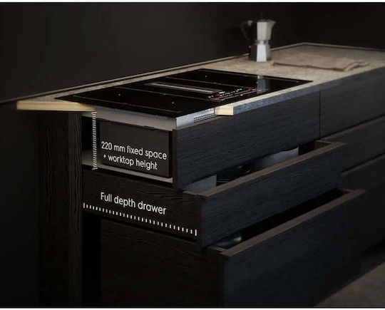 AEG Induction Cooktop Autonomous with Hood 83x51.5εκ.