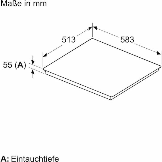 Bosch Serie 6 Smart Κεραμική Εστία με Πλαίσιο Αυτόνομη 58.3x51.3εκ.