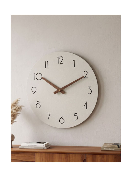 Koopman Ρολόι Τοίχου Ξύλινο Λευκό 20x28cm (Διάφορα Σχέδια)