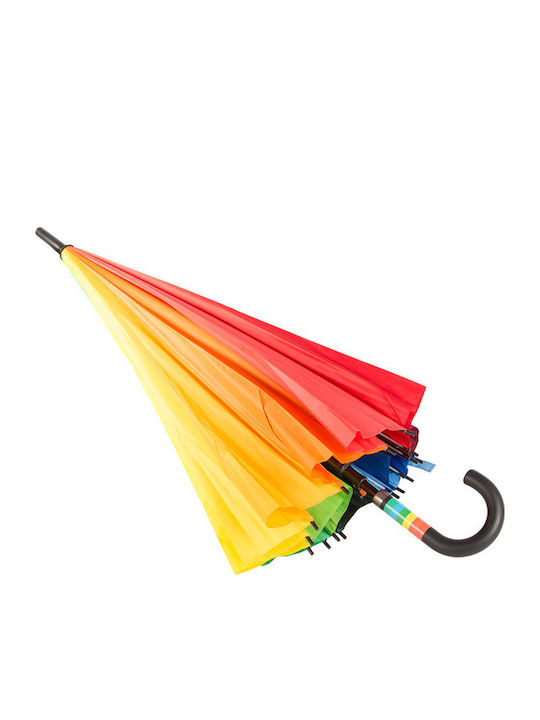 Compact Multicolour Rain Umbrella