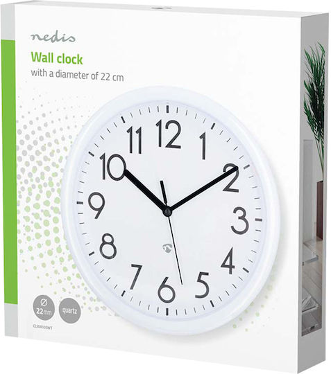 Nedis Wall Clock White