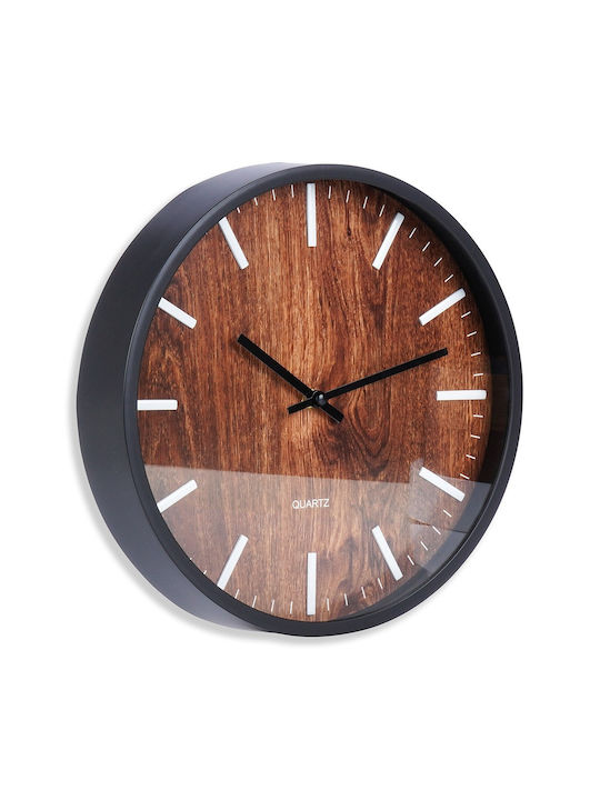 Wanduhr Hölzernes Braun Ø30cm