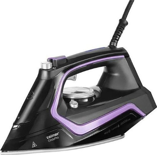 Zelmer Steam Iron 2600W with Ceramic Plate and Continuous Steam Supply 35g/min