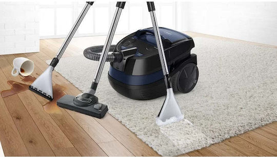 Bosch BWD41700 Ηλεκτρική Σκούπα 1700W με Σακούλα 3.5lt Μπλε