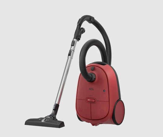 AEG Clean 6000 Aspirator 850W cu sac 3.5lt Roșie