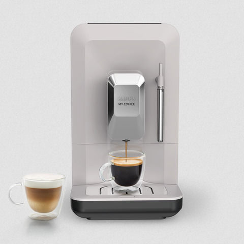 Krups My Coffee Automatic Espresso Machine 1690W 15bar Pressure with Grinder Grey EA201BE0