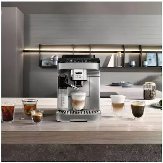 De'Longhi Magnifica Evo Milk Automatic Espresso Coffee Machine 1450W Pressure 15bar for Cappuccino with Grinder Black ECAM290.85.SBX