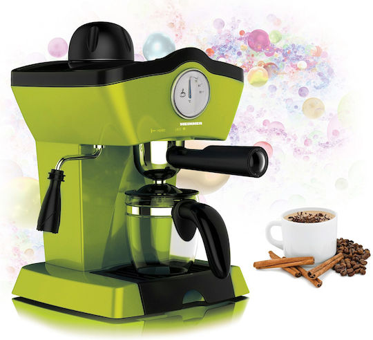 Heinner Charm Automatic Espresso Machine 800W Pressure 3.5bar Green