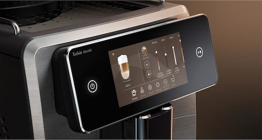 Saeco Xelsis Automatische Espressomaschine 1500W Druck 15bar mit Mahlwerk Gray