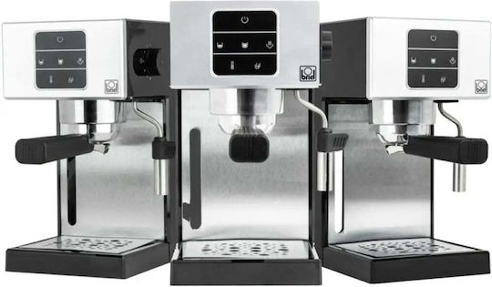Briel A3 Μηχανή Espresso 1000W Πίεσης 20bar Μαύρη