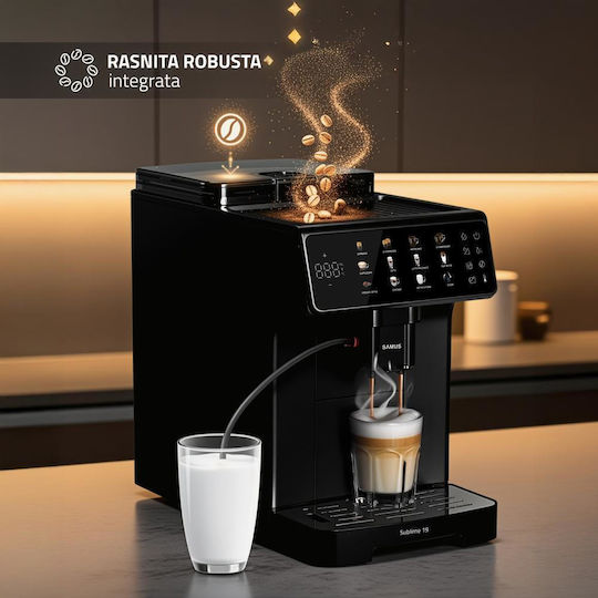 Samus Sublime 19 Automat de Espresso 1400W Presiune 19bar pentru Cappuccino Neagră