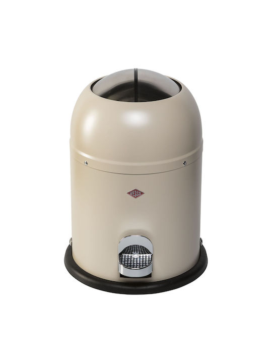 Wesco Κάδος Απορριμμάτων Πλαστικός Μπεζ 6lt
