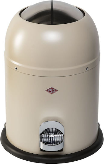 Wesco Κάδος Απορριμμάτων Πλαστικός Μπεζ 6lt