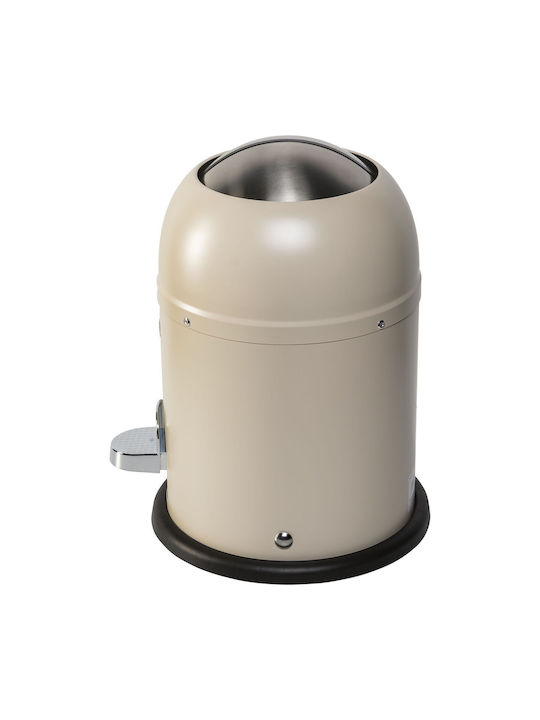 Wesco Κάδος Απορριμμάτων Πλαστικός Μπεζ 6lt