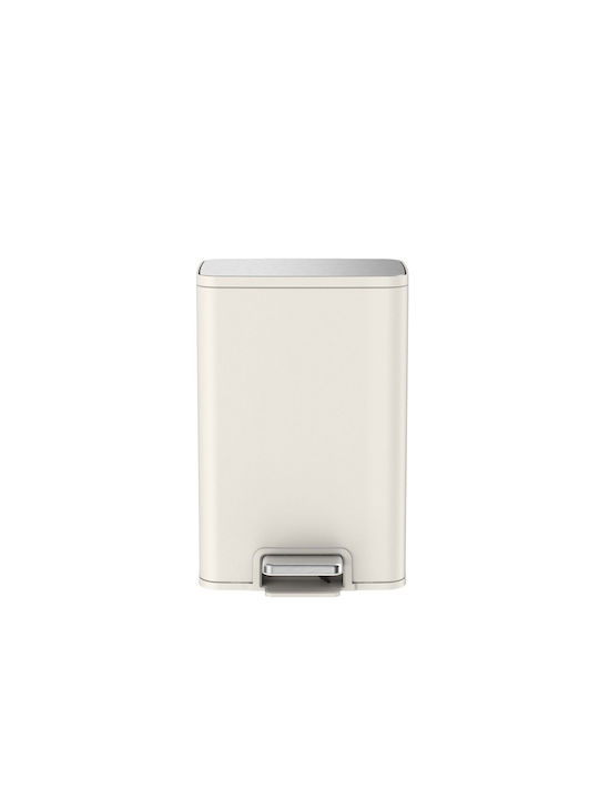 Ready Ready Mülleimer aus Inox mit Pedal Silber 13lt