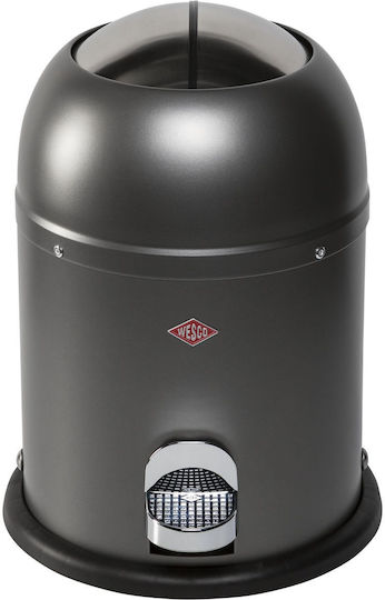 Wesco Κάδος Απορριμμάτων Πλαστικός Γκρι 6lt