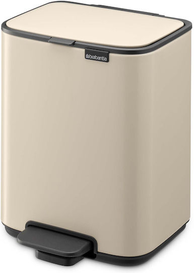 Brabantia Brabantia Mülleimer Mit Pedal Kunststoff Mit Peda Beigen 4lt