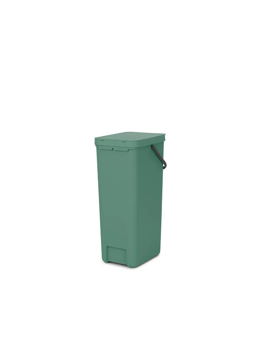 Brabantia Sort & Go Κάδος Απορριμμάτων Πλαστικός Fir Green 40lt