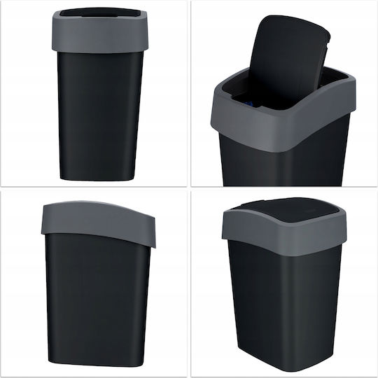 Curver Curver Flip Bin Mülleimer Kunststoff Schwarz 25lt