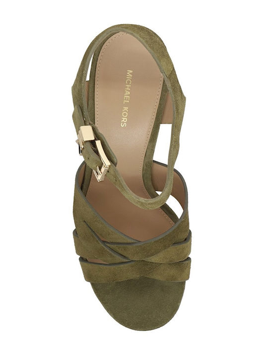 Leather Sandals Khaki