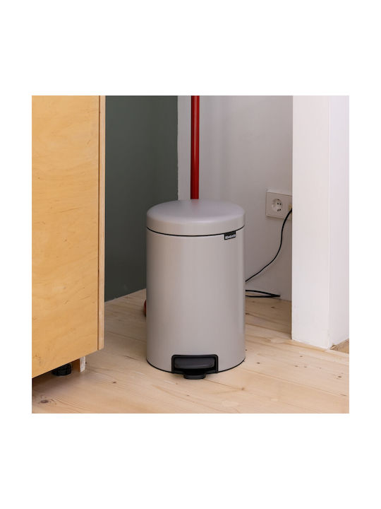 Brabantia Newicon Coș de Gunoi Plastic Gri 12l