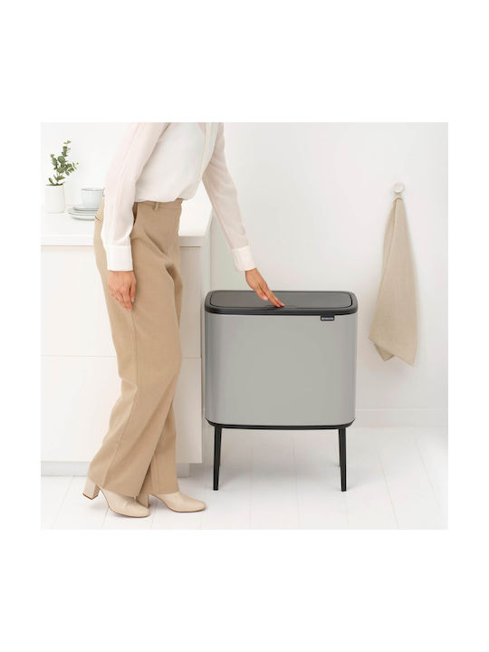 Brabantia Bo Touch Coș de Gunoi Plastic Gri