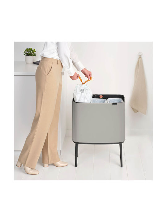 Brabantia Bo Touch Coș de Gunoi Plastic Gri