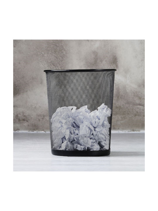 Orion Plastic Waste Bin Black 26x28x28cm