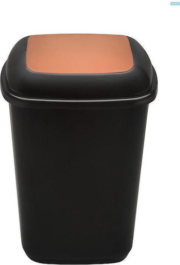 Plafor Coș de Reciclare Plastic Negru 28lt 1buc