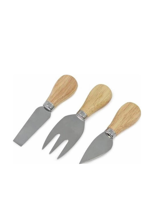 Excellent Houseware Πλατώ Σερβιρίσματος Τυριών Ξύλινο 30x15x5εκ. 4τμχ