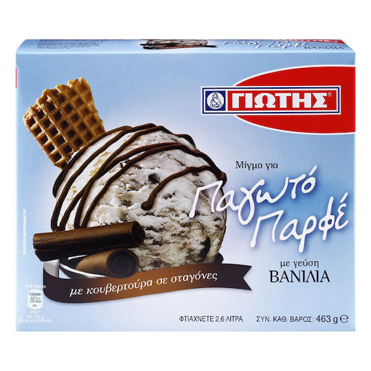 Giotis Mix for Ice cream Parfait with Flavor Vanilla 463gr