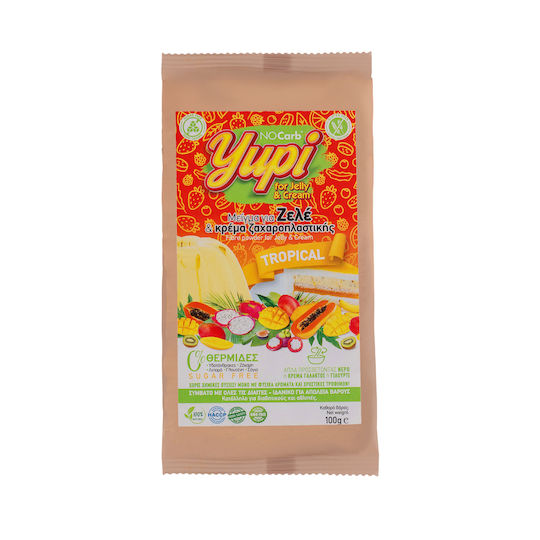 NoCarb Bio-Produkt Mischung für Zele Zuckerfrei mit Geschmack Vanille Glutenfrei 100gr